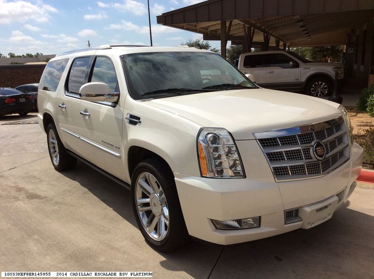 Sold 2014 Cadillac Escalade ESV Platinum in Dallas